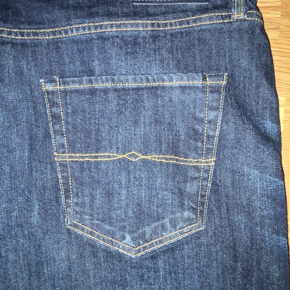 Lucky Brand Men’s 410 Athletic Slim Size 40x30 Dark Blue Excellent Condition - Picture 12 of 16